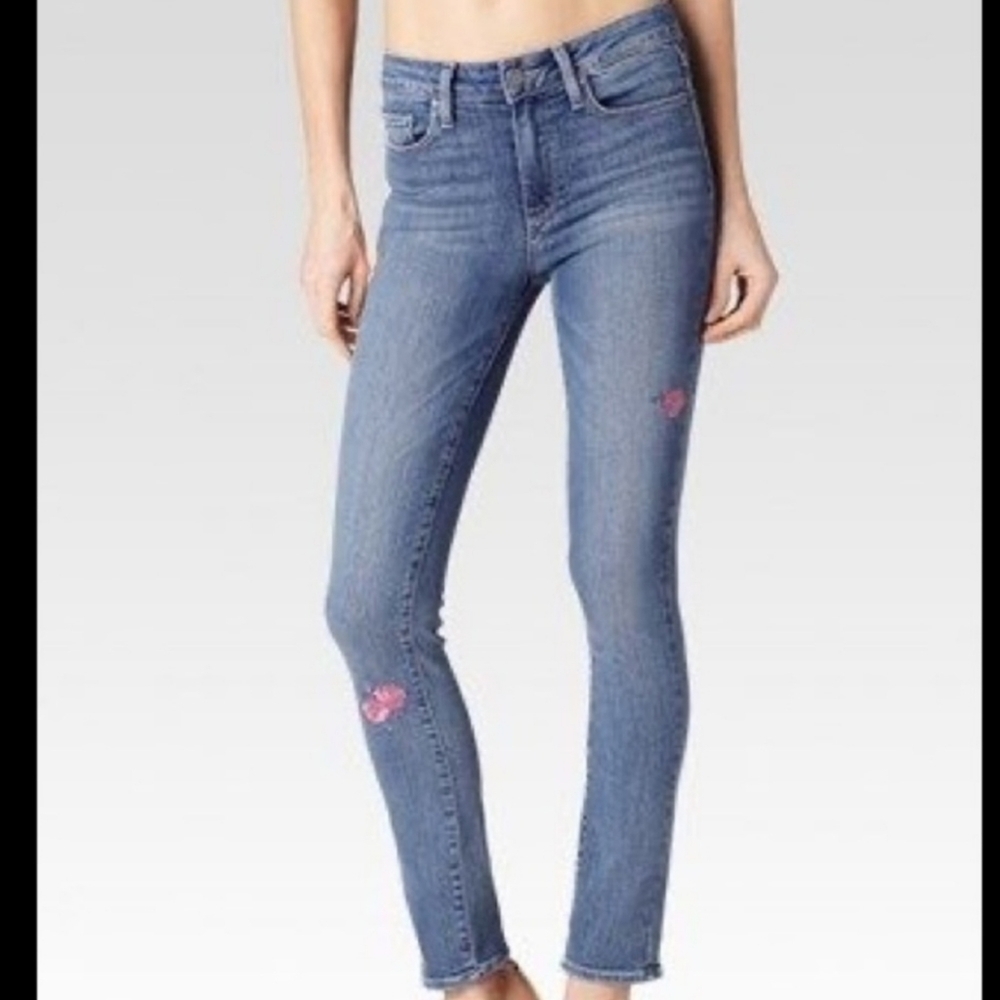 PAIGE Hoxton ankle skinny rosemont patch -25